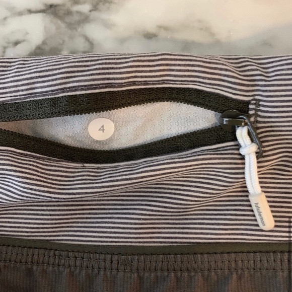 Lululemon Speed Shorts Olive - Picture 5 of 5